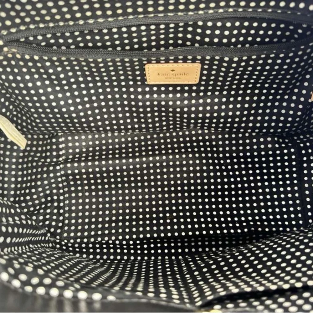 Kate Spade Fulton Street Treesh Patent Leather Satchel Black Handbag